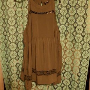 Olive High Neck Cami